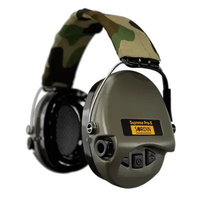 Sordin Supreme Pro X LED H2 Green Camo