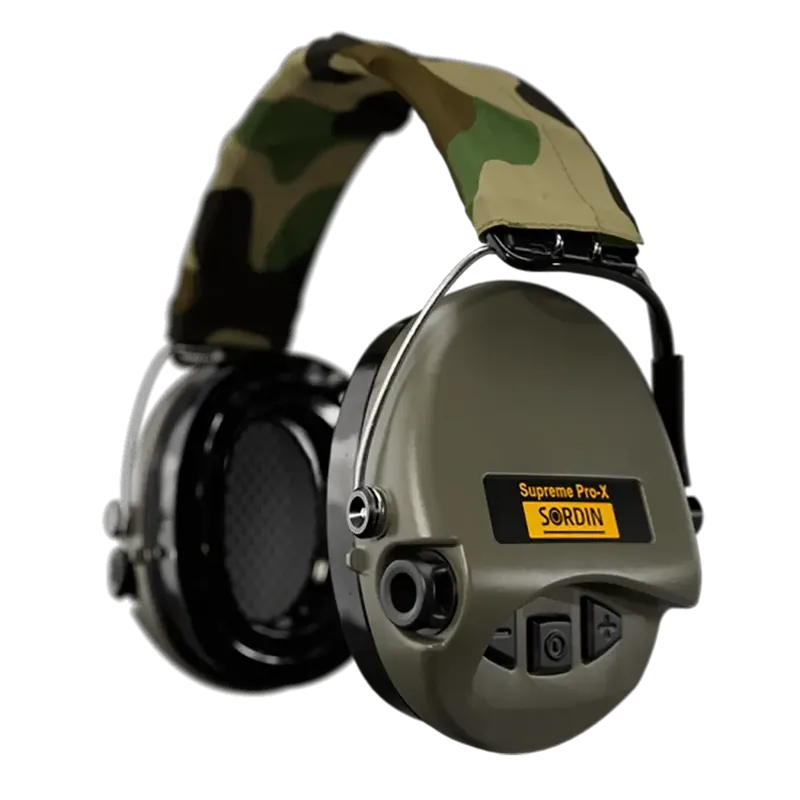 Sordin Supreme Pro X LED H2 Green Camo