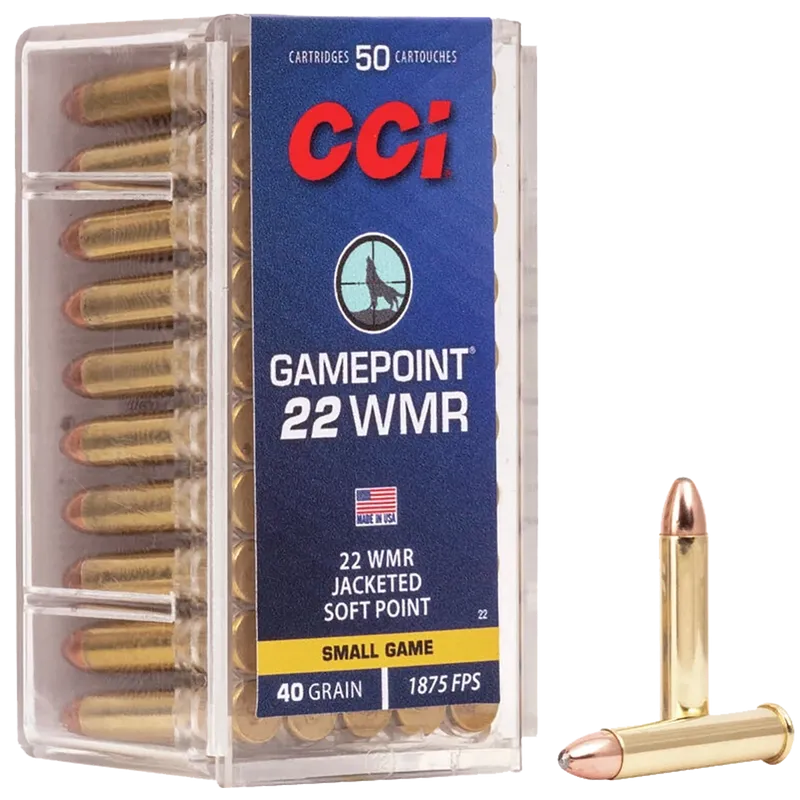 CCI 22WMR Maxi-Mag Game Point 40gr