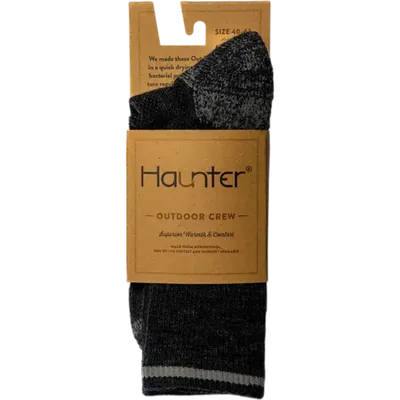 Haunter Merino Socks Crew Grey