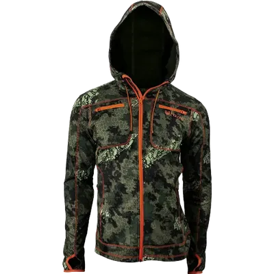Haunter Thon Hoodie Orange Fade Green