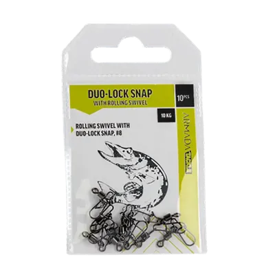 Armada Rolling Swivel/Duolock Beteslås 10-pack