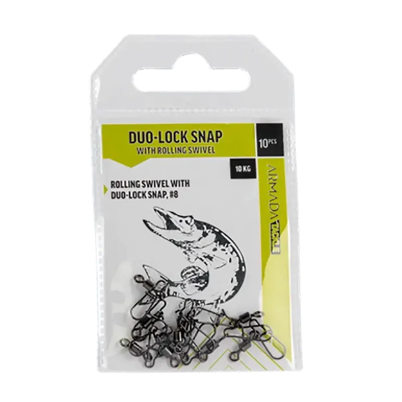 Armada Rolling Swivel/Duolock Beteslås 10-pack