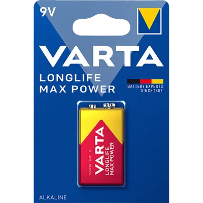 Varta Longlife Max Power 9V 1-pack