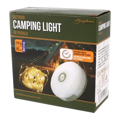 Haghus Campinglykta Ledslinga 3W