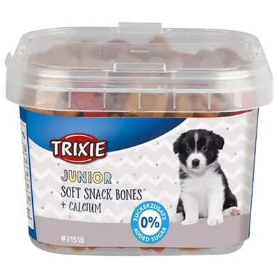 TRIXIE Junior Soft Snack Bones Kalcium 140 g