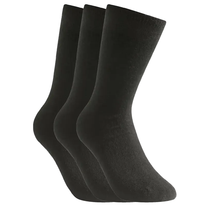 Woolpower Sukat 3-pakkaus Liner Classic Merinovilla Musta