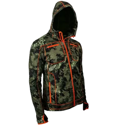Haunter Thon Hoodie Orange Fade Green