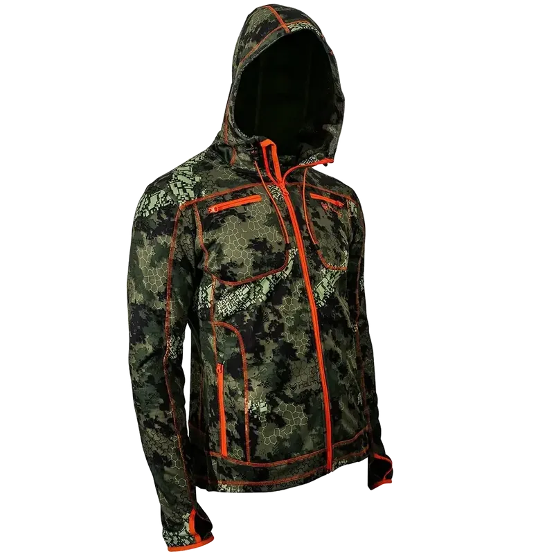 Haunter Thon Hoodie Orange Fade Green