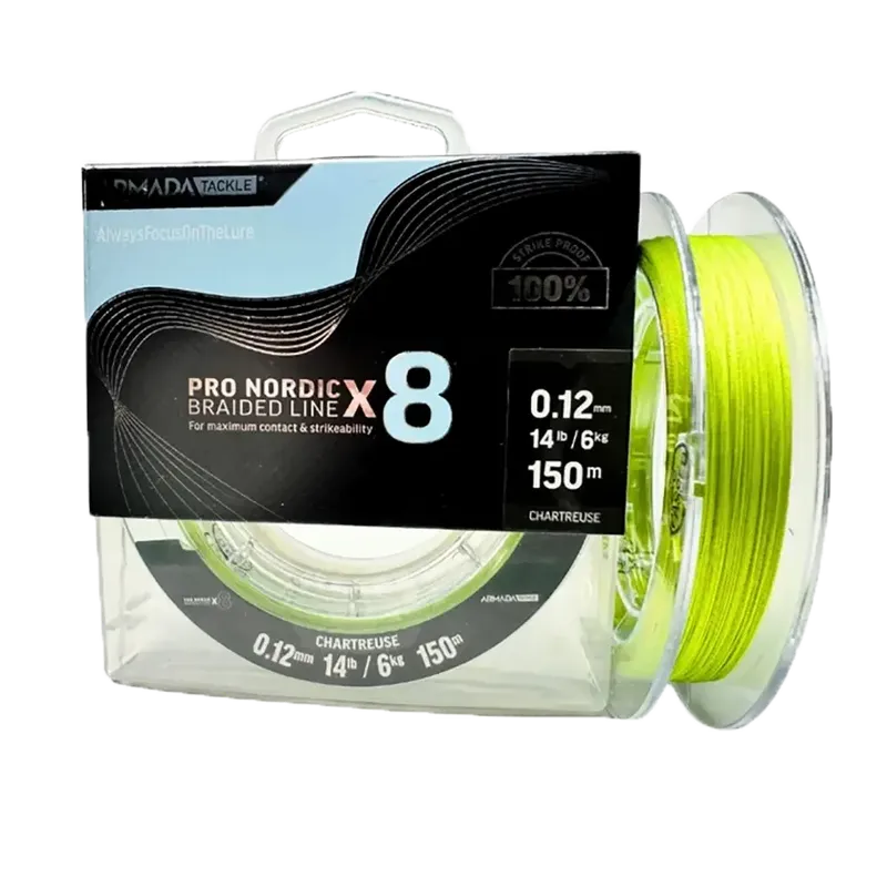 Pro Nordic Braided line 8X Chartreuse