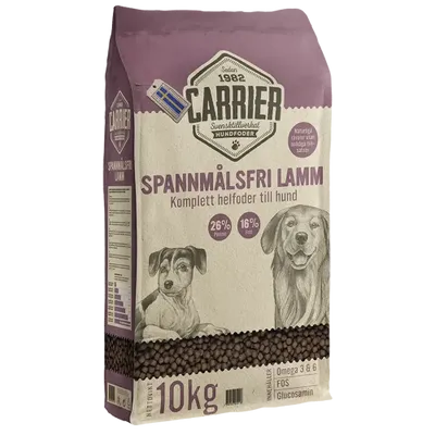 Carrier Spannmålsfri Lamm 10 kg