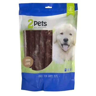 2pets Tuggrulle m lamm 28cm 12-pack XL 1000g