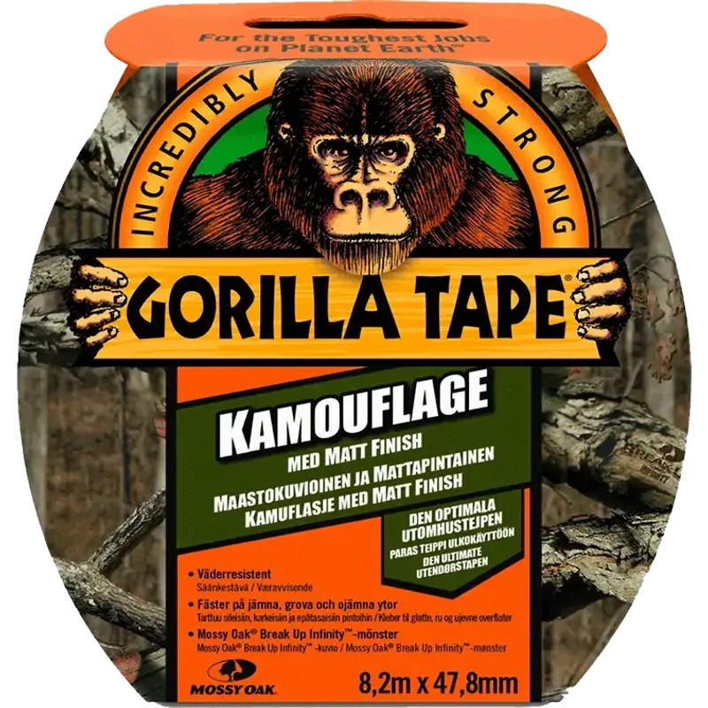 Gorilla Teippi Camo 8,2mx48mm