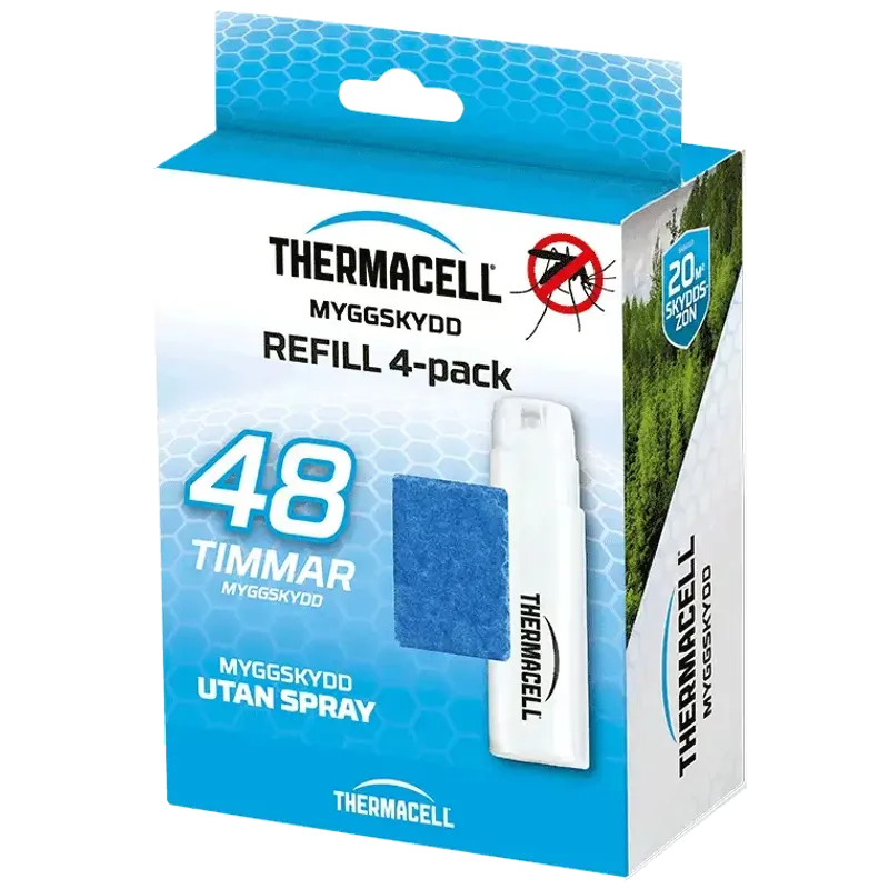 Thermacell Refill 4-pack tablett+gas