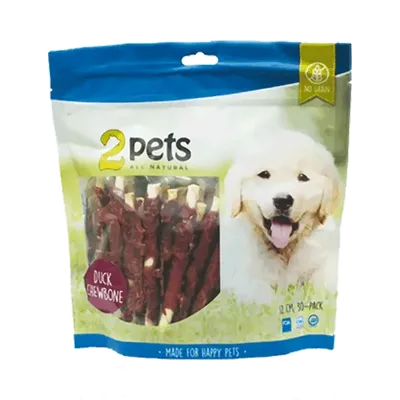 2pets Tuggpinne m ankfilé 12cm 30-pack 400g