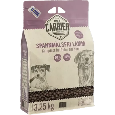 Carrier Spannmålsfri Lamm 3,25 kg
