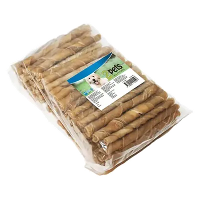 2Pets Tuggpinne vriden 12 cm/ 7-8 mm, 100-pack