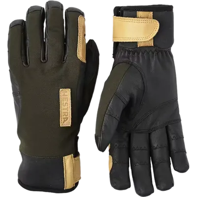 Hestra Ergo Grip Actiwe Wool Terry 5 Dark Forest/Black