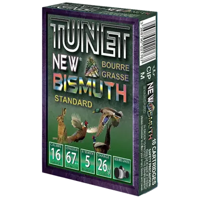 Tunet BISMUTH BG Cal16 US5 26gram