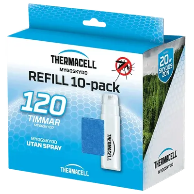 Thermacell Refill 10-pack tablett+gas