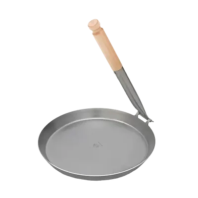 Jägarstekpanna original S4 28cm fällbart Trä handtag