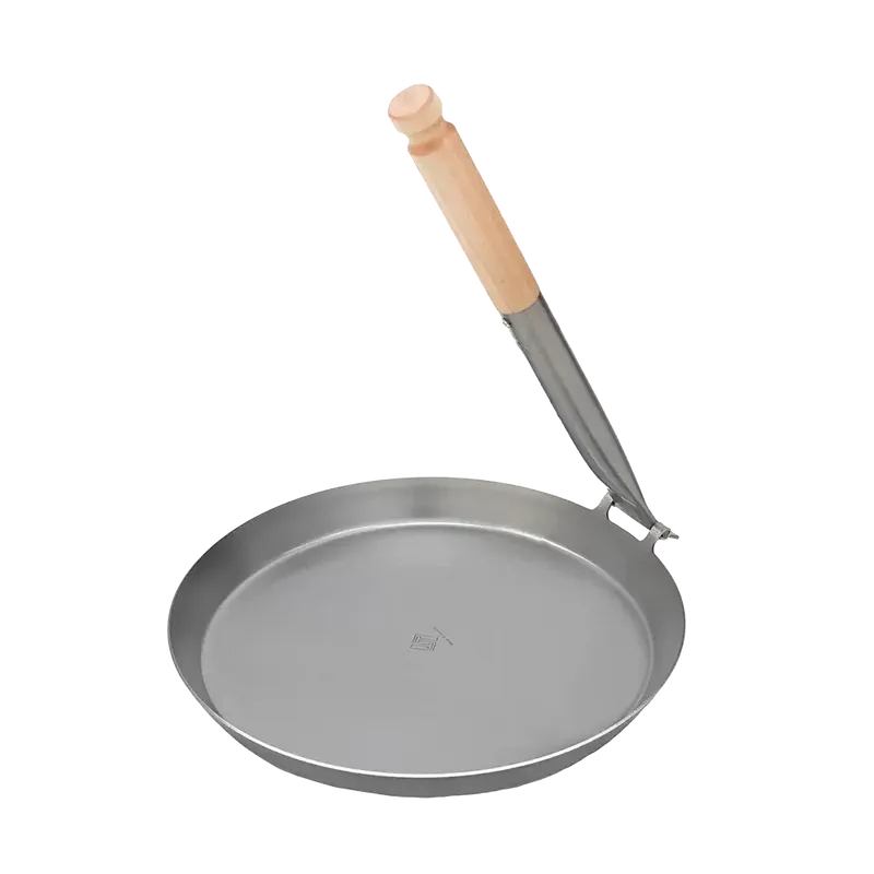 Jägarstekpanna original S4 28cm fällbart Trä handtag