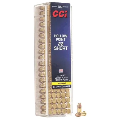 CCI 22 Short HP Copper Plated