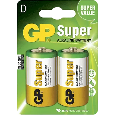 GP Super LR20 Batterier