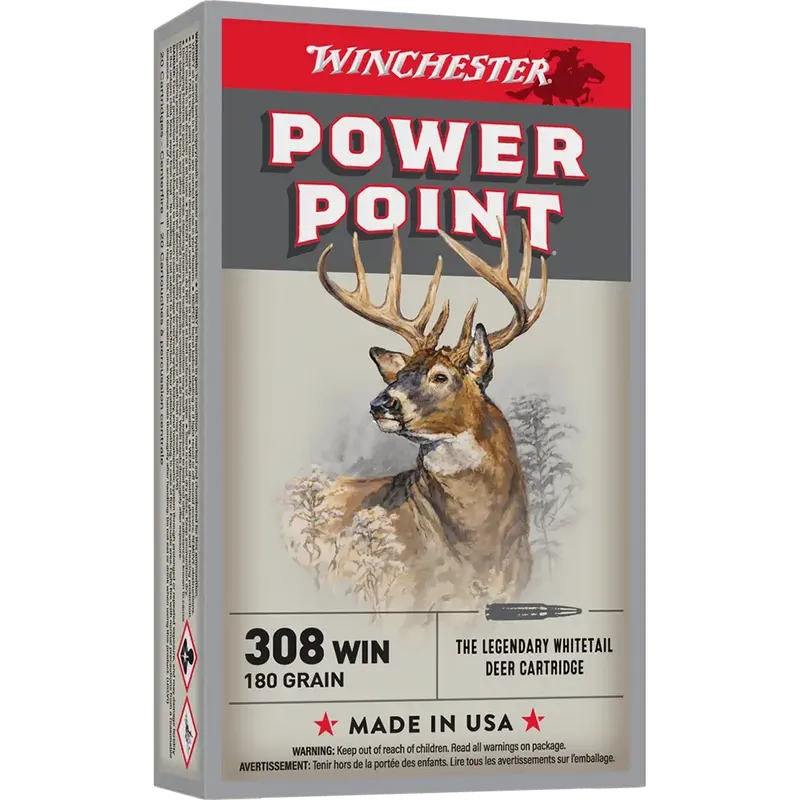 Winchester Power Point .308 Win 180 Grain