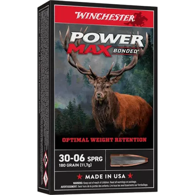 Winchester Power Max Bonded 30-06 Spr 180gr Kulor