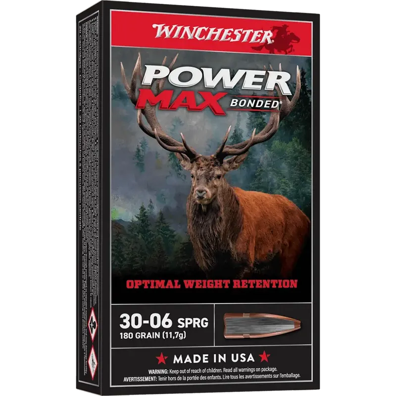 Winchester Power Max Bonded 30-06 Spr 180gr Kulor