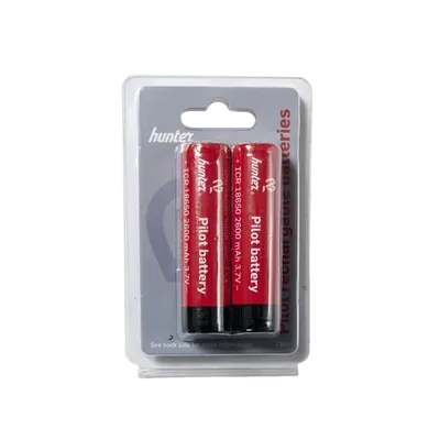 Hunter 18650 Batteri 2-Pack