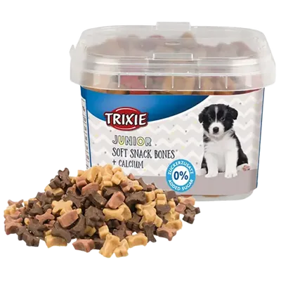 TRIXIE Junior Soft Snack Bones Kalcium 140 g