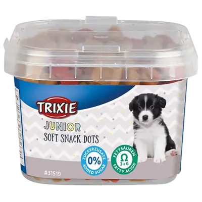 TRIXIE Junior Soft Snack Dots Omega-3 140 g