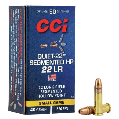 CCI 22 LR Segmented HP Quiet-22 40gr