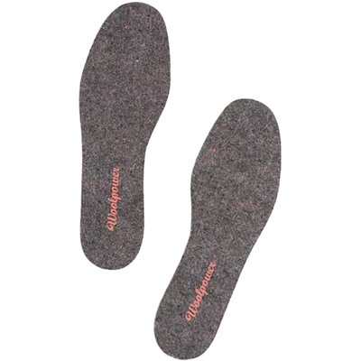 Woolpower Felt Insoles Recycled Grey