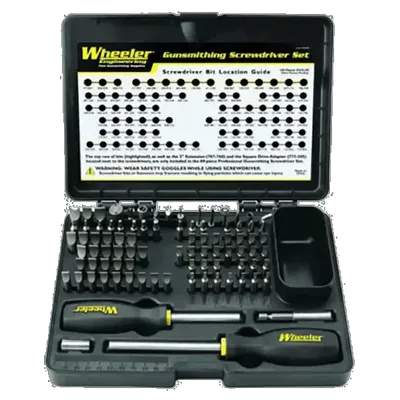 Wheeler Deluxe Gunsmithing Screwdriver Kit