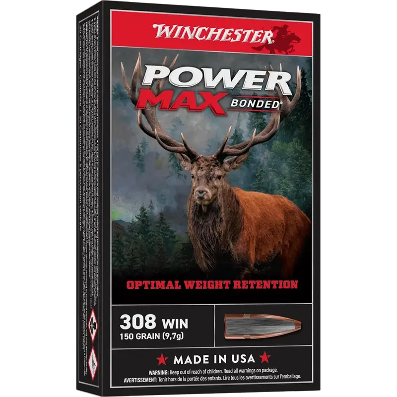 Winchester Power Max Bonded .308 180gr