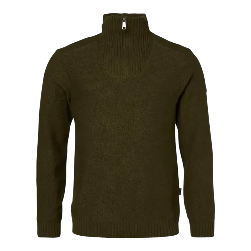 Chevalier Loxley Windblocker Wool Pullover Forest Green