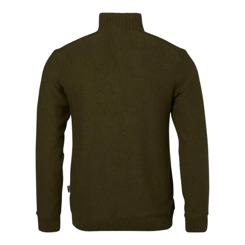 Chevalier Loxley Windblocker Wool Pullover Forest Green