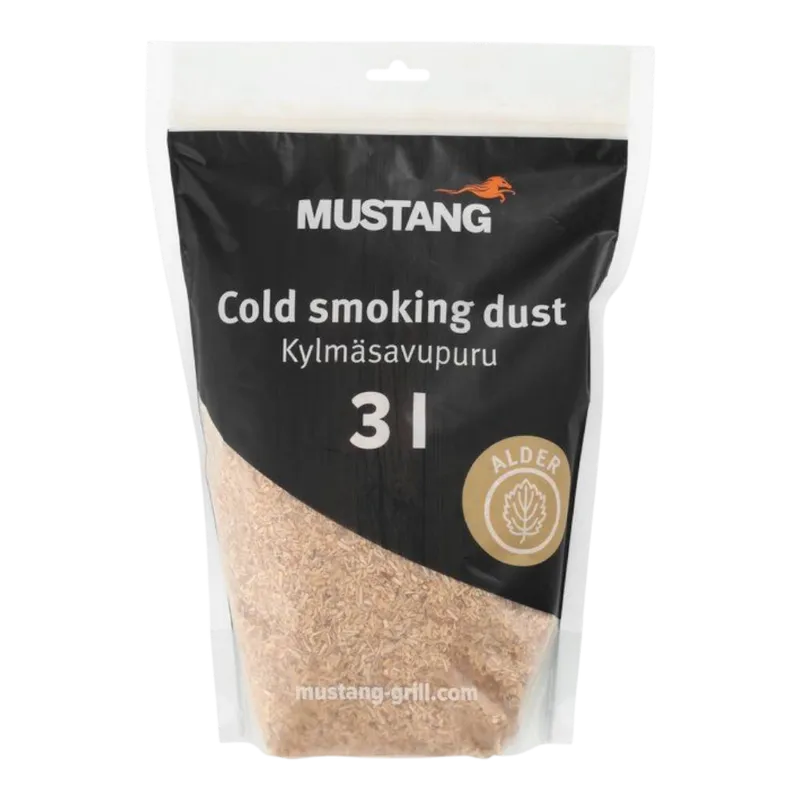 Mustang Kallrökspån Al 3 L
