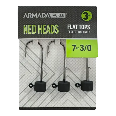 Armada Ned Jig Head Black 3-pack 5g 2/0