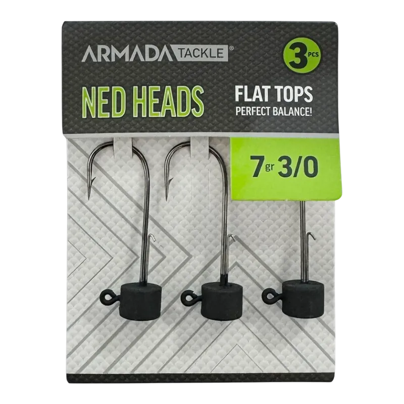 Armada Ned Jig Head Black 3-pack 5g 2/0