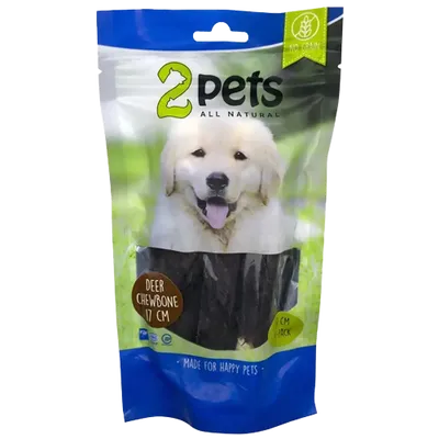 2pets Tuggrulle m hjort 17cm 3-pack 140g