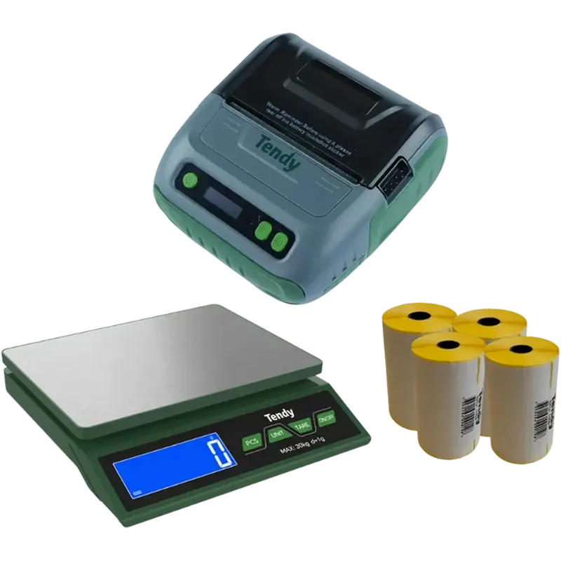 Tendy paket - Scriptor, Libra & 4 pack etiketter