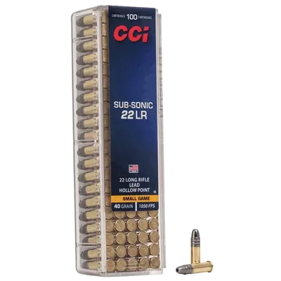 CCI 22 LR Subsonic HP 40gr