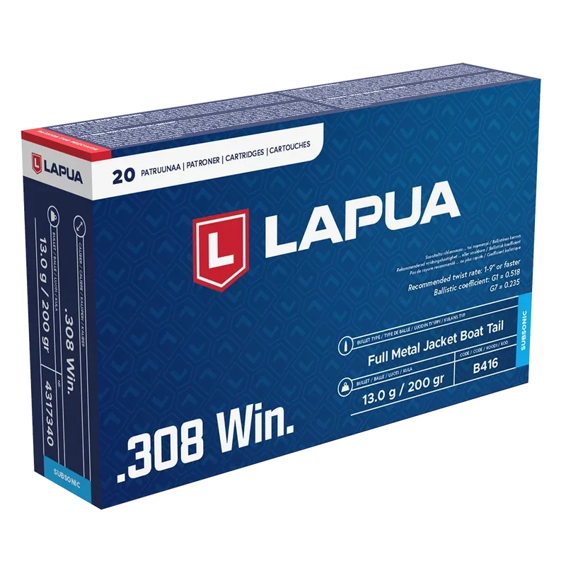 Lapua Subsonic .308Win 13g
