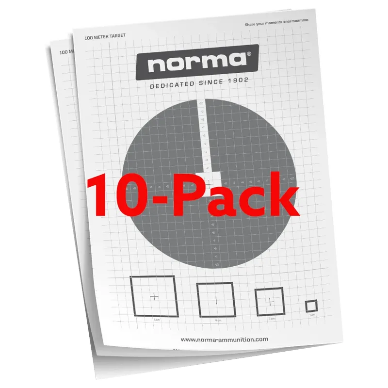 Inskjutningstavla Norma 10-Pack