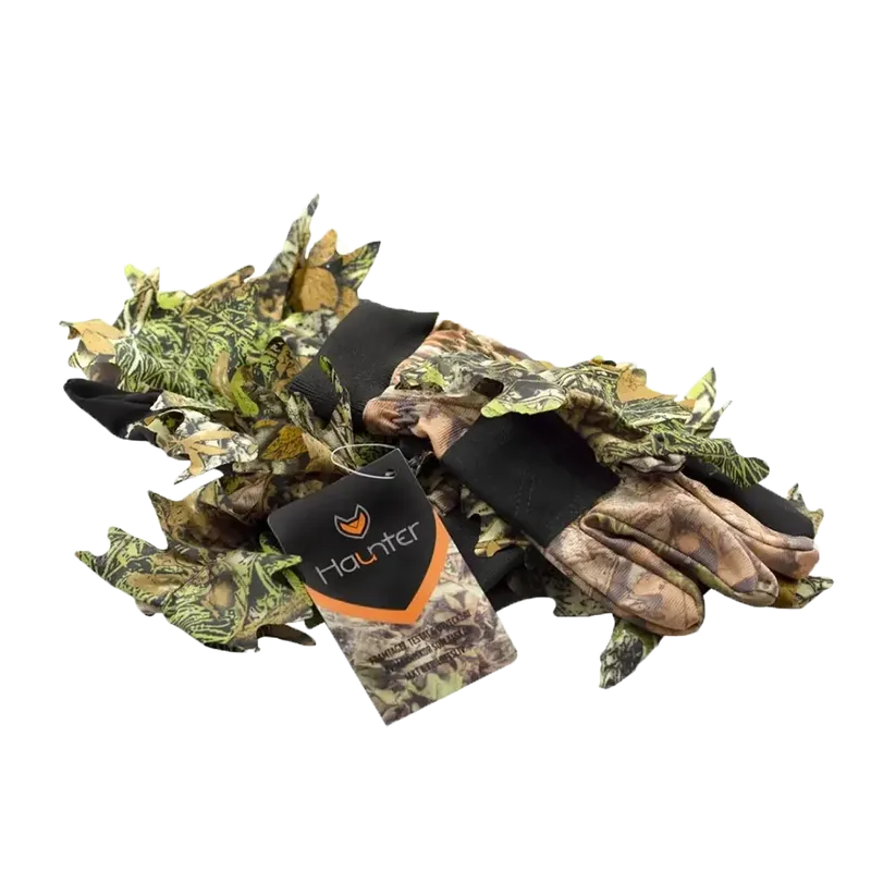 Haunter Lövcamo Handskar