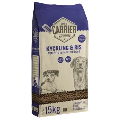 Carrier Kyckling & Ris 15 Kg